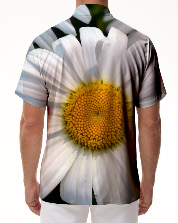 
Daisy Flowers Mens Casual Button Down Shirt Short Sleeve Vintage Shirt Print Summer Shirt Tropical
                