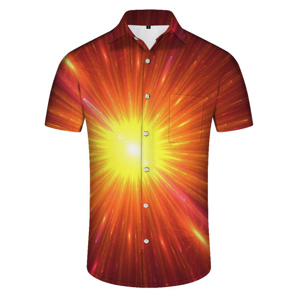 
Orange Meteor Shower Digital Printed Pattern Men's Hawaiian Shirt Outer Space Planet Short Sleeve Beach Shirt Tropical Vacation Beach Shirt Short Sleeve
                