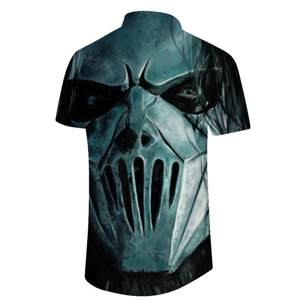 
Mick Thompson Mask Fashion Shirt Fun 3D Print Street Short Sleeve Hawaiian Shirt Printed Lapel Shirt Men's
                