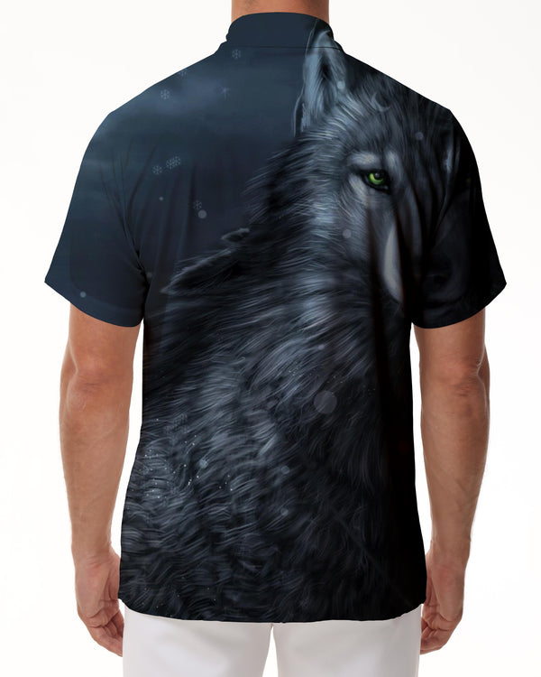 
Dark Grey Mens Street Print Hawaiian Button Shirt Short Sleeve Beachwear Summer Breathable
                