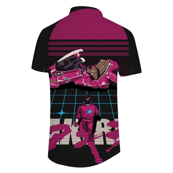 
New Hawaiian Chinese Art Monster Print Men's Short Sleeve Shirt Comfortable Polyester Fabric Casual Streetwear Mixed Colors
                