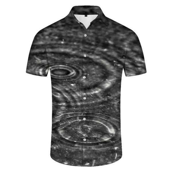
Raindrop Hawaiian Shirt Summer Beach Tropical Style Short Sleeve Beach Summer Shirt Outdoor Short Sleeve Men's Button Shirt
                