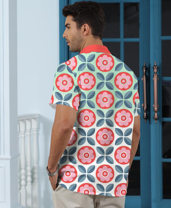 
Hawaiian Shit for Men Beach Summer Mens Buton Down Short Sleeve Shit Tropical Vacation Casual Clothes
                