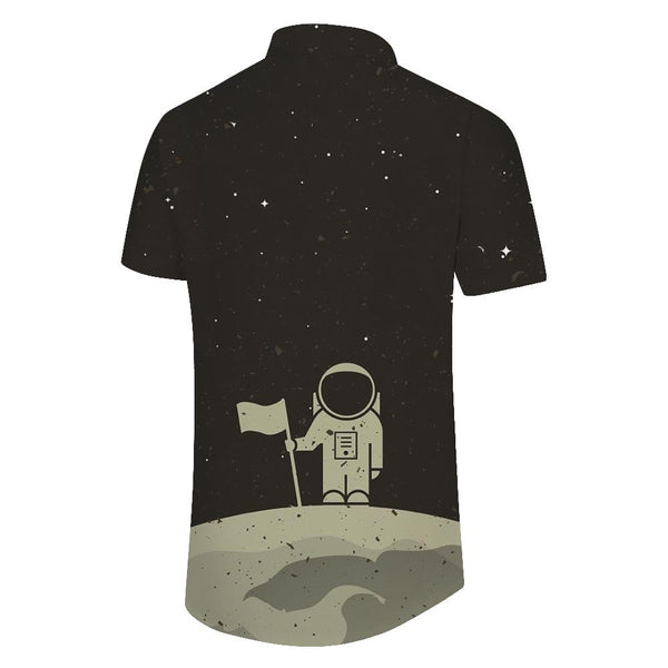 
Comfortable Men's Astronaut Hawaiian Shirt Men's Casual Button Shirt Short Sleeve Hawaiian Shirt Tops
                