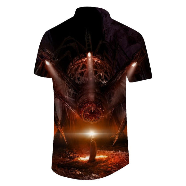 
Spider Summer Mens Horror Monster 3D Printed Shirt Vintage Streetwear Mens Hawaiian Beach Shirt
                