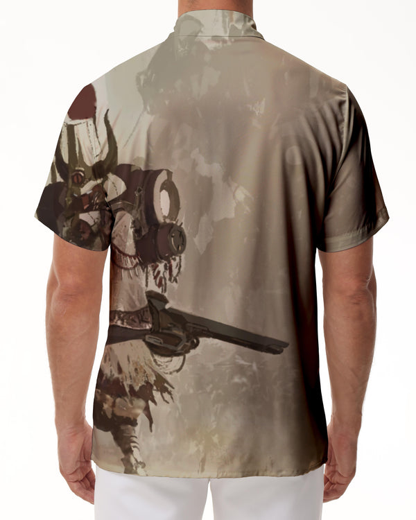 
Western Sands Abstract Cartoon Men's Hawaiian Shirt Summer Short Sleeve Button Casual Beach Shirt
                