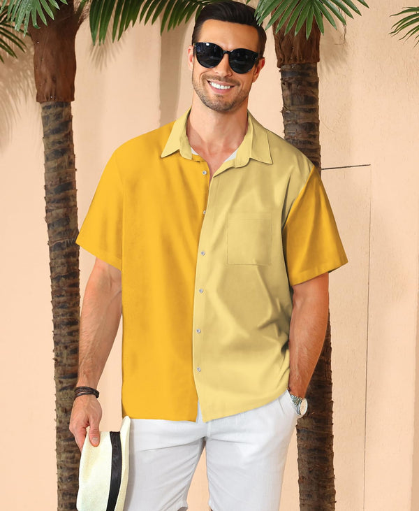 
Hawaiian Shit for Men Beach Summer Mens Buton Down Short Sleeve Shit Tropical Vacation Casual Clothes
                