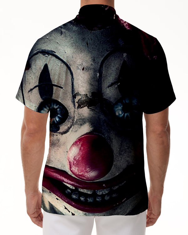 
New Robot Art Print Button Short Sleeve Shirt Men Fashion Casual Street Shirt Men Shirt Summer Carnival
                