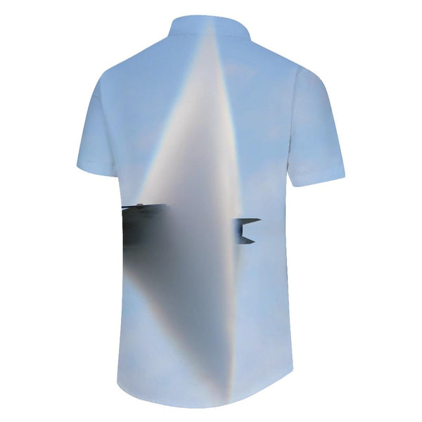 
Men's Printed Shirt Button Short Sleeve Loose Hawaiian Shirt Loose Clothing Casual Lapel Shirt Trend
                