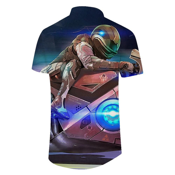 
Retro Motorcycle Short Sleeve Shirt Fashion Men's Casual Loose Short Sleeve Shirt Fashion Cool Fantasy Short Sleeve Shirt Hawaiian Short Sleeve Shirt Tops
                