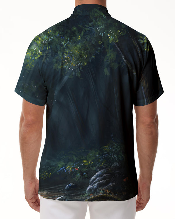 
Fashion Hawaiian Men's Shirt Casual 3D Printed Pattern Tree Shadow Shirt Summer Loose Short Sleeve Top Trendy Lapel Button Beach Shirt Mixed Color
                