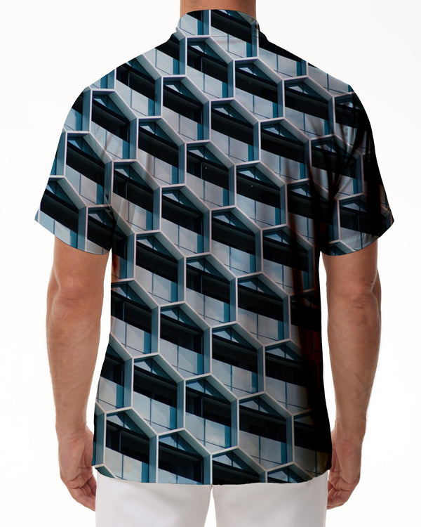 
Visual Geometric Men's Casual Loose Daily Travel Tropical Hawaii Beach Seaside Party Tops
                