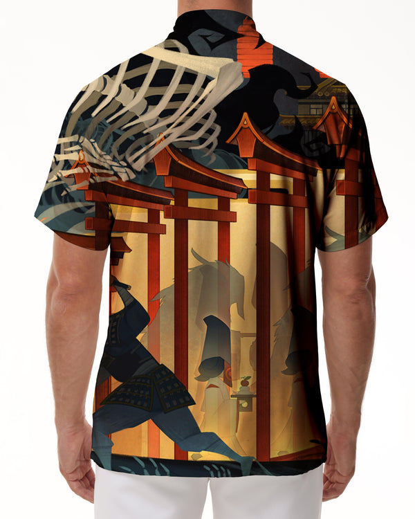 
Anime Japanese men's shirts Casual short sleeve shirts Regular fit Hawaiian shirts Fun print shirts Personalized
                