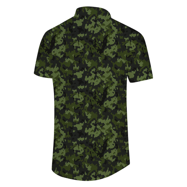 
Camouflage Print Men's Shirt Short Sleeve Button-Up Outdoor Hiking Fishing Shirt Casual Seaside Beach Shirt Tops
                