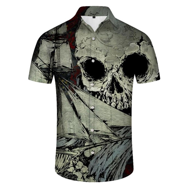 
3D Graphic Design Button Short Sleeve Tropical Vacation Sea Shirt Men's Fun Hawaiian Short Sleeve
                