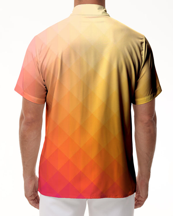 
Summer High Quality Men's Hawaiian Shirt 3D Printed Short Fold Sleeve Hawaiian Men's Beach Shirt
                