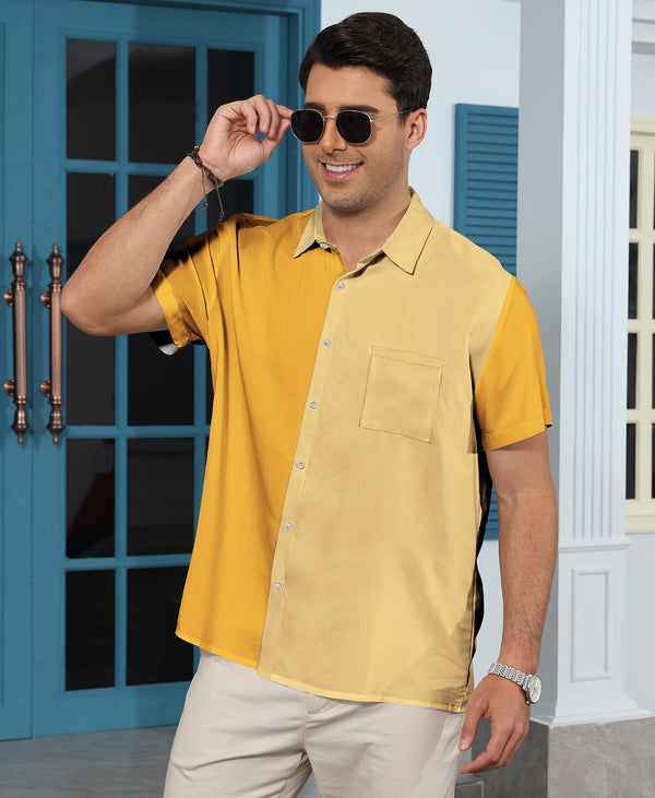 
Hawaiian Shit for Men Beach Summer Mens Buton Down Short Sleeve Shit Tropical Vacation Casual Clothes
                