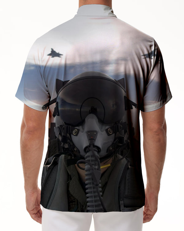 
Sky Fighter Crew Hawaiian Shirt Stylore Mens Stylish Hawaiian Shirt Short Sleeve Button Collar
                