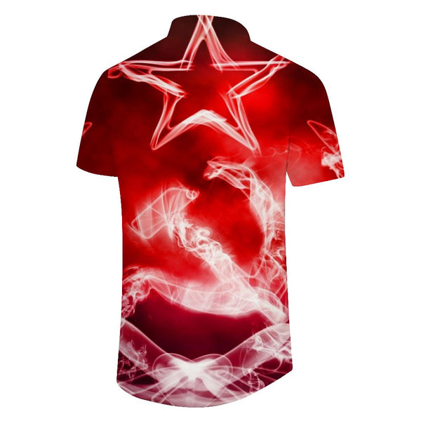 
Communism Men's Soviet Union Vintage Flag Men's Casual Loose Short Sleeve Hawaiian Button Lapel Pockets Daily Casual Fashion
                