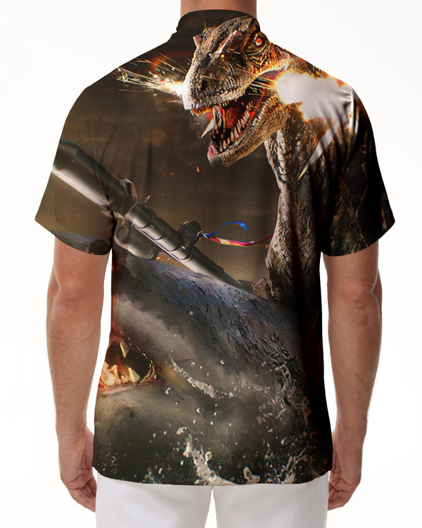 
Men's Beach Shirt Animal Animal Wars Men's Hawaiian Shirt Trendy Short Sleeve Summer Tops Casual Wear
                