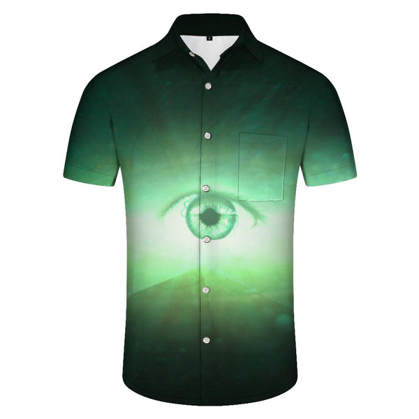 
Men's Lapel Button Print Shirt Short Sleeve Casual Shirt Lapel Button Streetwear Shirt Short Sleeve
                