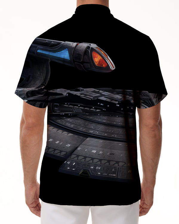 
Alien Mens Star Trek Enterprise Spaceship Short Sleeve Shirt Short Sleeve Fashion Regular Fit
                