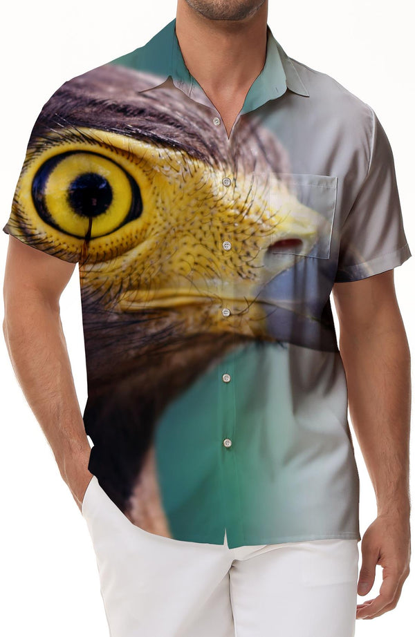 Southwestern American Indian Eagle Mens Hawaiian Shirt Short Sleeve Button Shirt Casual Tops Summer