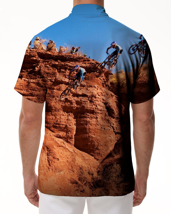 
Walkers at The Summit Men's Hawaiian Shirt Button Down Shirt Short Sleeve Casual Hawaiian Beach Short Sleeve
                