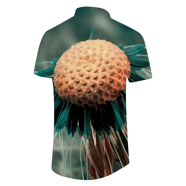 
Men's Hawaiian Shirt Flower Bud Loose Short Sleeve Button Summer Beach Shirt Casual Fun
                