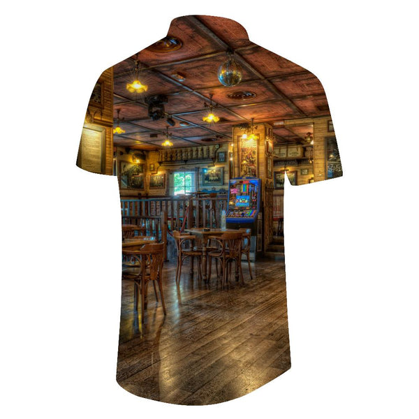 
Party Retro Hawaiian Button Lapel Pocket Four Seasons Men's Daily Collar Shirt Casual Button Shirt Short Sleeve Holiday Beach
                