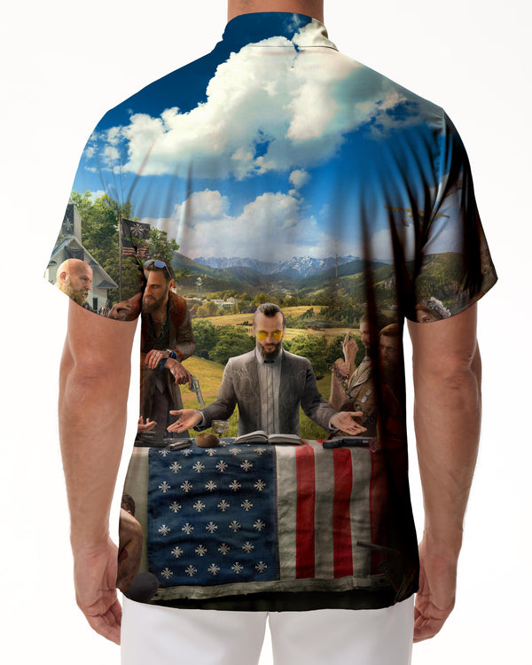 
Tropical jungle 3d print Hawaiian shirts men street short sleeve tops harajuku lapel button down loose shirts summer fun
                