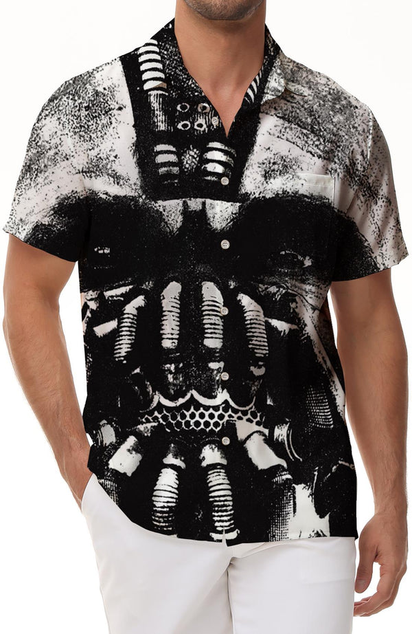 Ghost Rider Cool Skull Fashion Summer Short Sleeve Fashion Cool 3D Skull Print Top Dark Skull