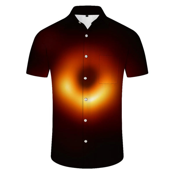 
Eclipse Men's Casual Button Shirt Short Sleeve Hawaiian Tropical Summer Fashion Comfortable Breathable Shirt Short Sleeve Tops
                