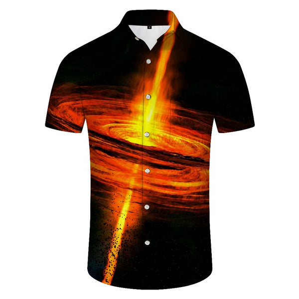 
Mixed Color Fantasy Outer Space Loose Casual Summer Men's Outer Space Galaxy Solar System Beach Shirt Casual Shirt Hawaiian Shirt Loose Short Sleeve Button Collar
                