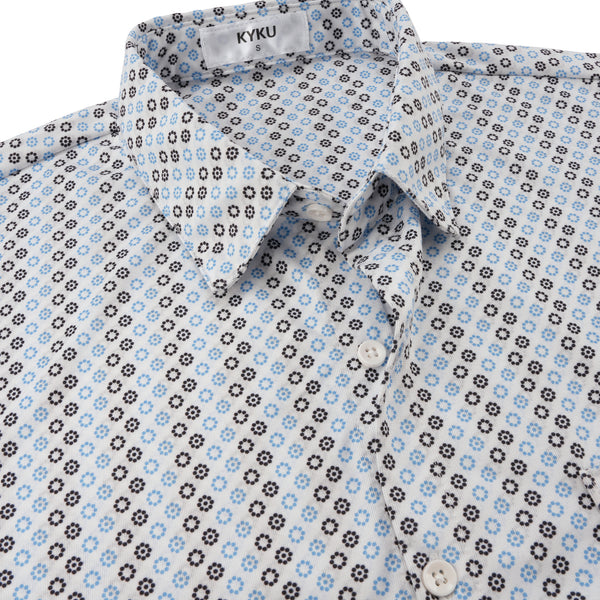 
Beach and Barbecue Polo a Casual Micro Print Shirt for Men
                