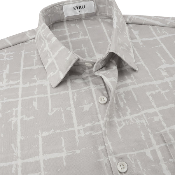 
Men's Fashion Polo with a Unique Micro Print for a Sharp Business Style
                