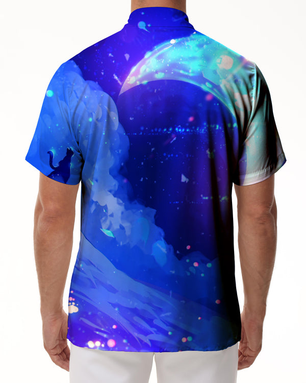 
Printed Button-Down Shirt Hawaiian Tropical Casual Shirt Comfortable Fashion Breathable Lapel Short Sleeve Men
                