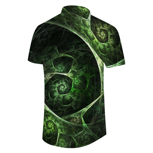 
Floral Men's Cuban Shirt Short Sleeve Button Summer Shirt Hawaiian Casual Vacation Shirt Abstract
                