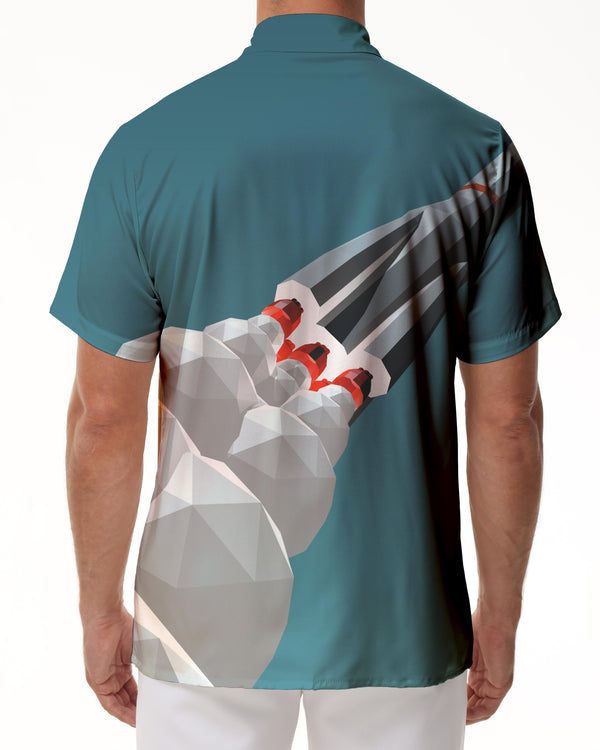 
Planet Cartoon Rocket Men's Hawaiian Shirt Casual Short Sleeve Button Beach Short Sleeve
                