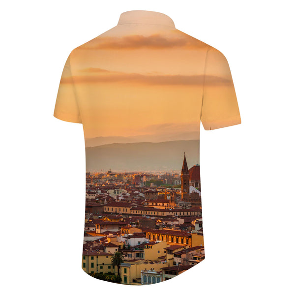 
Santa Maria Del Fiore Hawaiian Shirt Mens Short Sleeve Button-Down Digital Print
                
