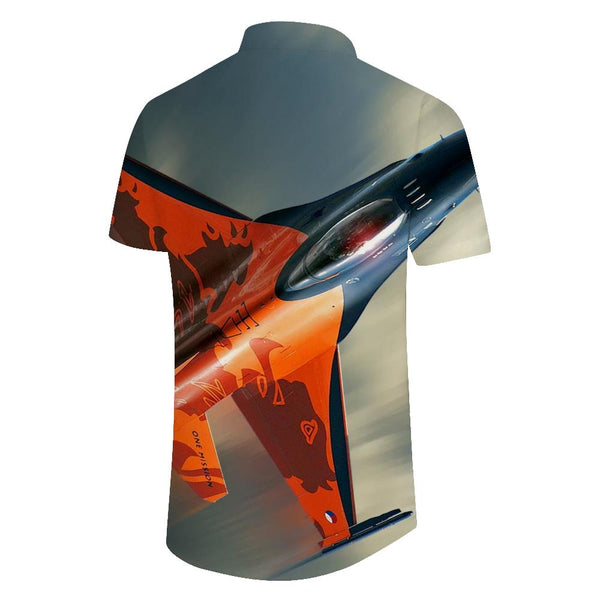 
Airplane Fighter Mens Hawaiian Shirt Tops Vintage Short Sleeve Beach Shirt Button Shirt Casual
                