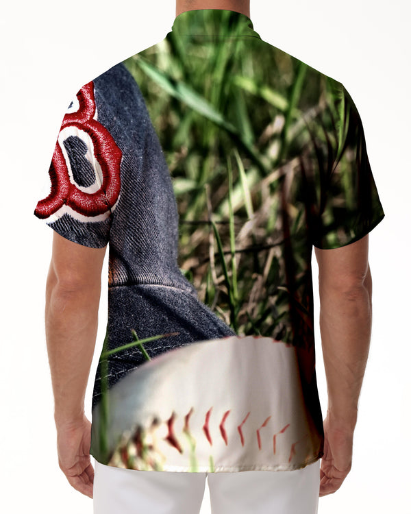 
Baseball Field City View Mens Hawaiian Shirt Short Sleeve Button Shirt Tops For Casual Beach Vacation
                