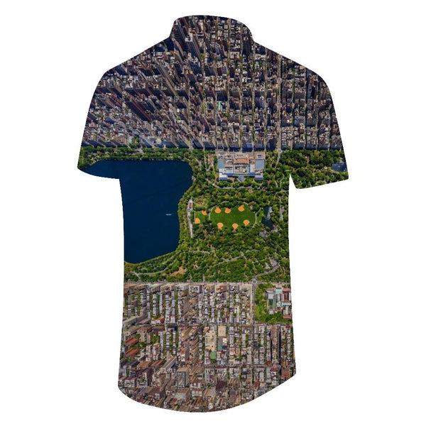 
Men's 3D Printed Short Sleeve Hawaiian Shirt Casual Button-Up Shirt Soft and Comfortable Material Outdoor
                