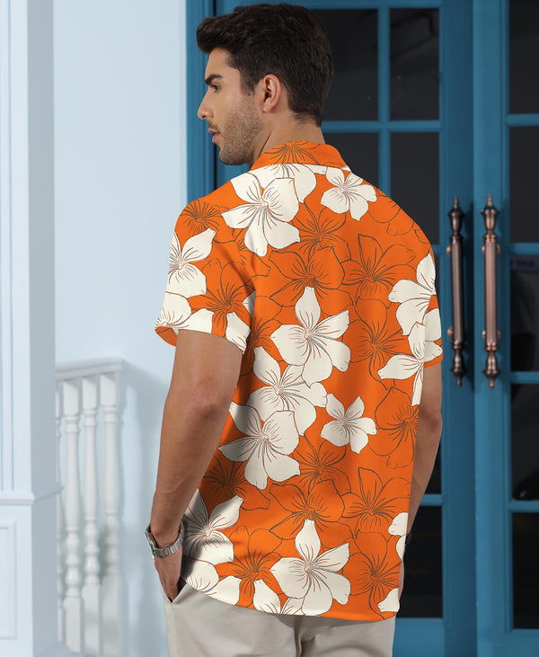 
Hawaiian Shit for Men Beach Summer Mens Buton Down Short Sleeve Shit Tropical Vacation Casual Clothes
                