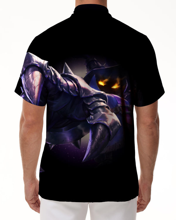 
Game Anime Characters 3D Printing Street Hip Hop Rap Fashion Casual Short Sleeve Shirt Men's Button Pocket Short Sleeve Shirt Lapel
                