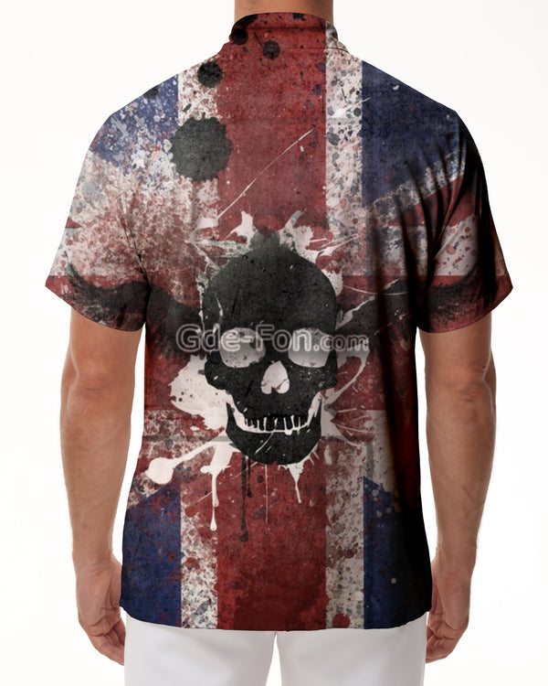 
Death sign short sleeve shirt men summer shirt fashion men shirt summer fashion casual beach sea digital 3D printing
                