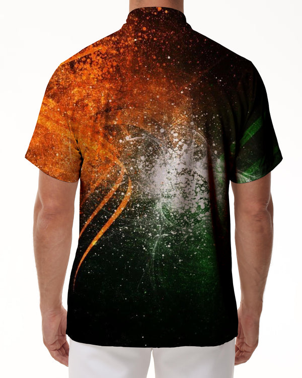 
3D digital printing Hawaiian shirt fashion retro street loose casual short-sleeved shirt tops men
                