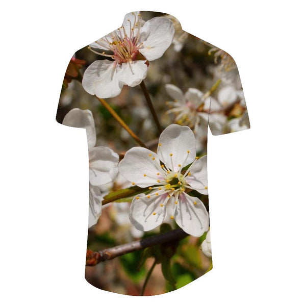 
Men's Hawaiian Shirt Sakura Short Sleeve Button Summer Beach Shirt Daily Street Casual Loose Clothes
                