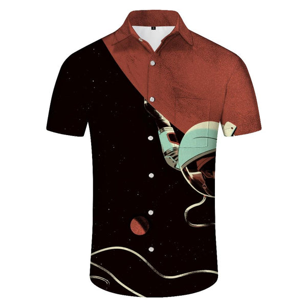 
Fashion Hawaiian Tropical Four Seasons Men's Shirt Button Shirt Casual Summer Beach Shirt Short Sleeve Top
                