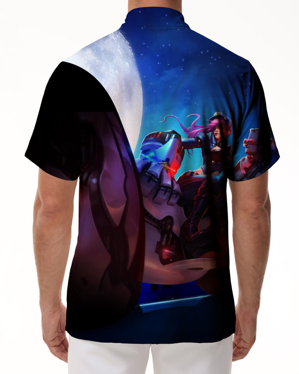 
Racing sexy short sleeves retro street motorcycle abstract rap design sense fashion casual daily travel men's casual loose short sleeve shirt Hawaiian tropical
                